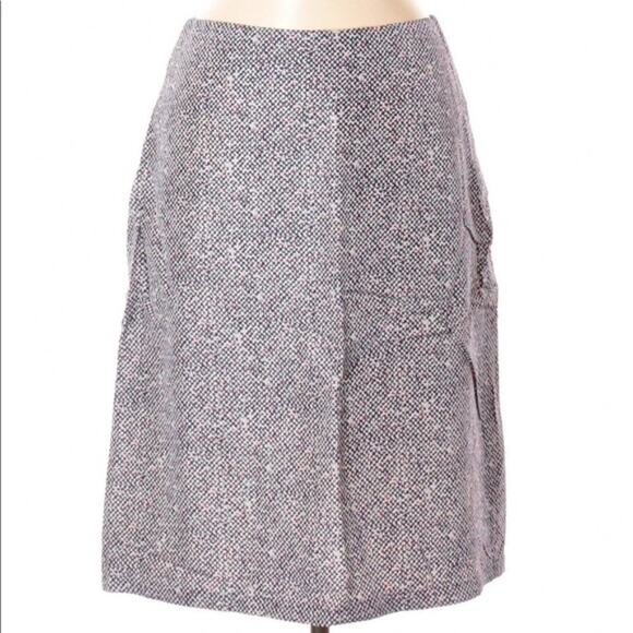 Kenneth Cole Reaction 100% silk checkered skirt - Picture 1 of 8